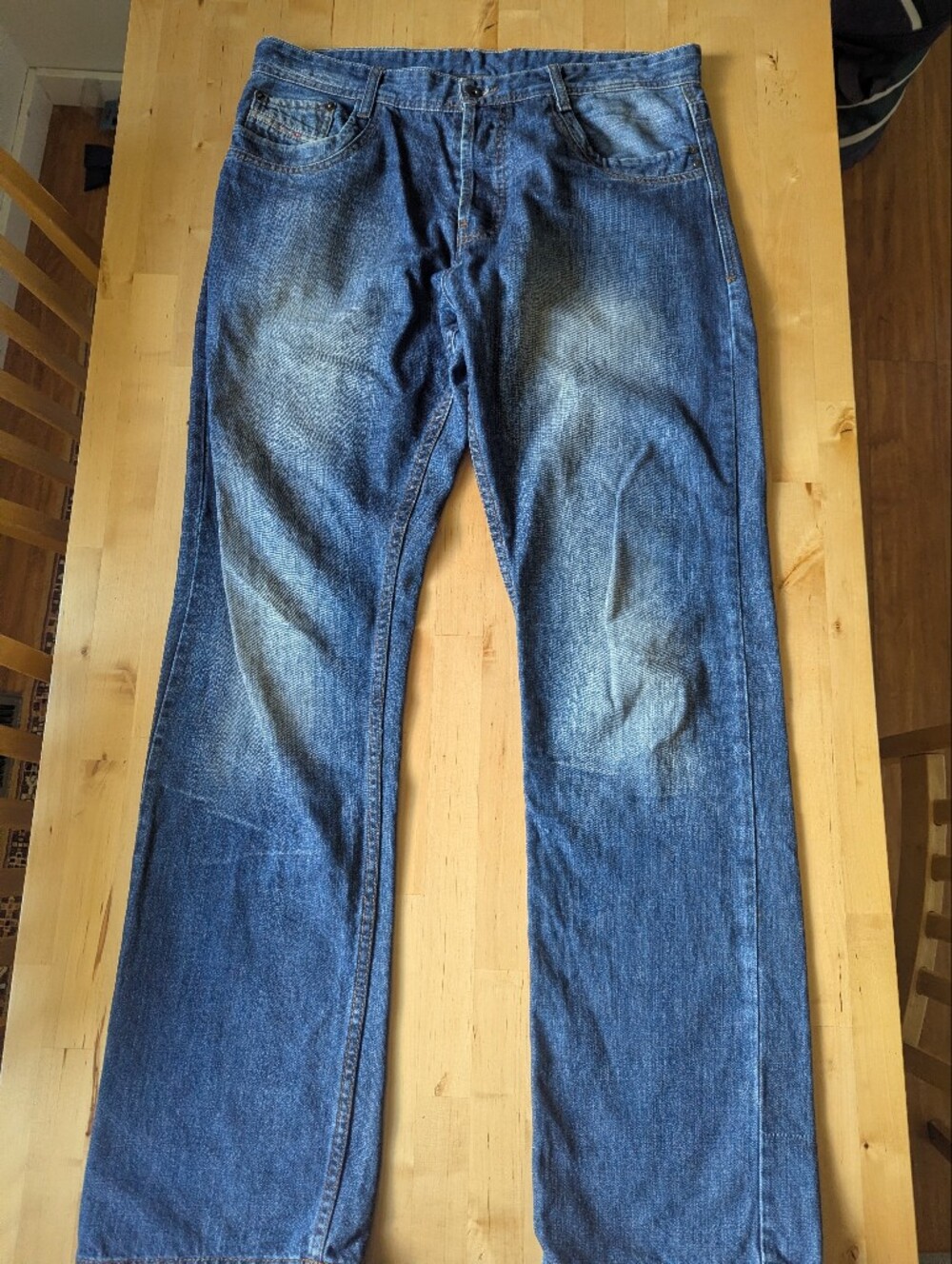 Diesel Vintage Straight Cut Jeans Women- Made In Italy - Size 46